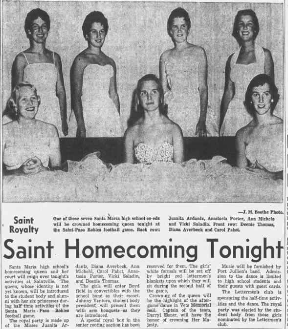 Clipping from Santa Maria Times